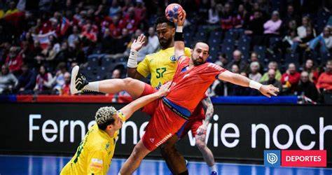 Marcador Brasil Chile balonmano Mundial