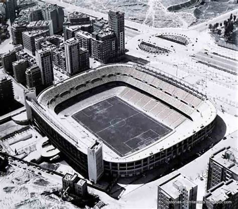 Estadio de Chamartín durante partido histórico