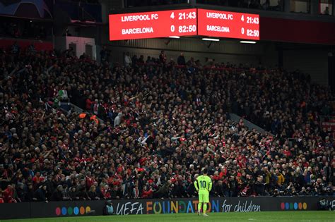 Remontada Liverpool Barcelona Anfield 4-0