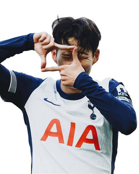Son Heung-min con camiseta del Tottenham
