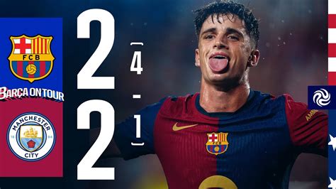 Goles Manchester City Barcelona en YouTube