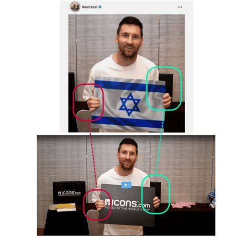 Cartel de Messi sobre Jerusalén y Palestina