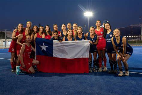 Selección chilena sub 16 hockey césped entrenamiento