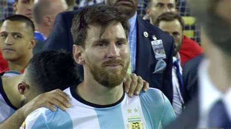 Messi llorando Copa América 2016