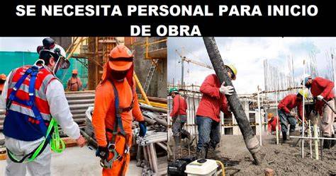 selección de personal en obra construcción