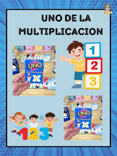 juego de cartas multiplicación niños