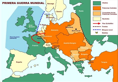 Frentes militares de Primera Guerra Mundial