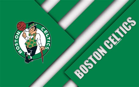 Logo Boston Celtics fondo verde