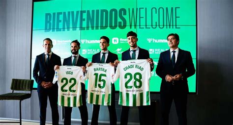 Presentación de fichajes del Real Betis