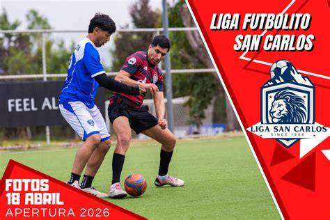 Calendario y resultados de la Liga San Carlos