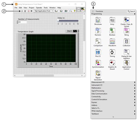 Conexión de lista e indicador LabVIEW