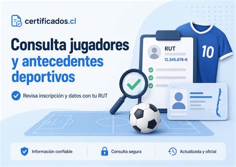 Consulta jugador ANFA por RUT en plataforma