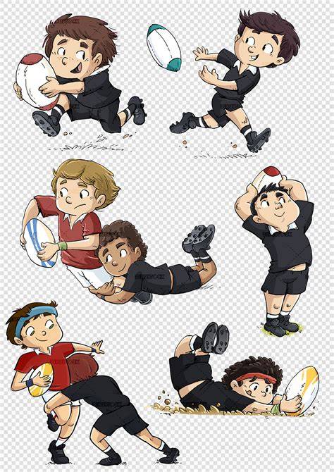 Niños jugando rugby en Nueva Zelanda