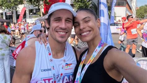 Martiño Rivas y Mileshka tras carrera