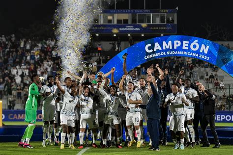 Celebración de Liga de Quito Sudamericana 2023