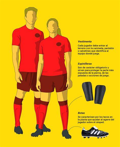 equipamiento completo de fútbol