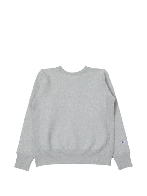 Polerón Champion gris con logo bordado