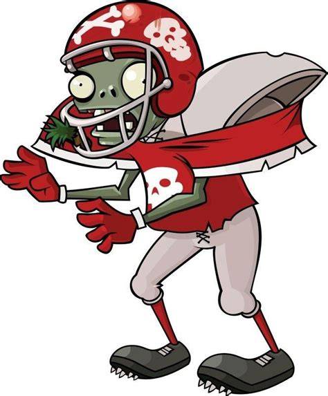 Zombie de fútbol americano Plants vs Zombies