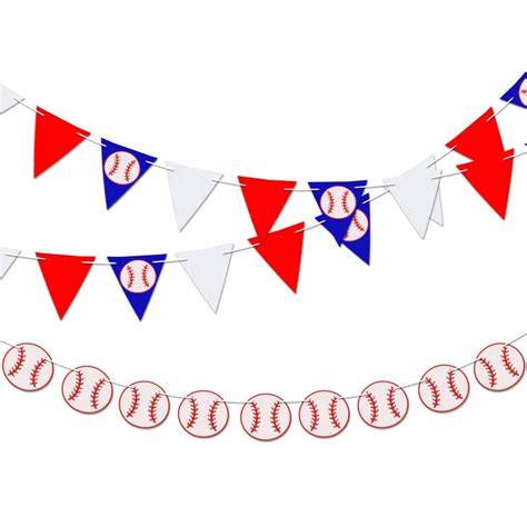 banderines triangulares de béisbol