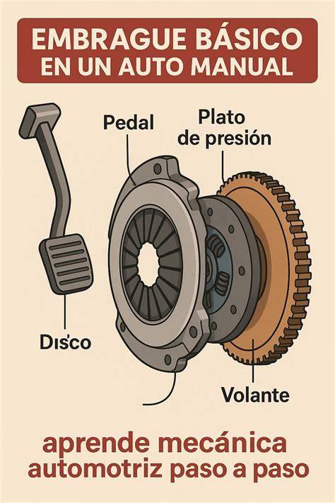 embrague manual acoplamiento volante motor