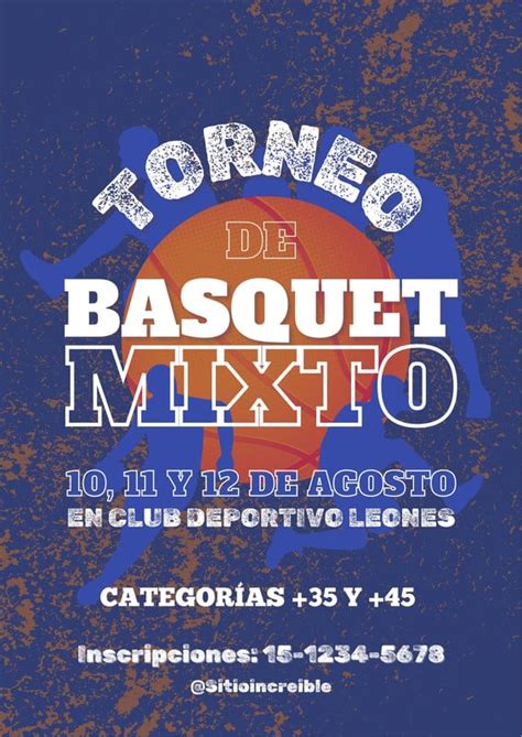 Plantilla vertical de afiche básquetbol femenino