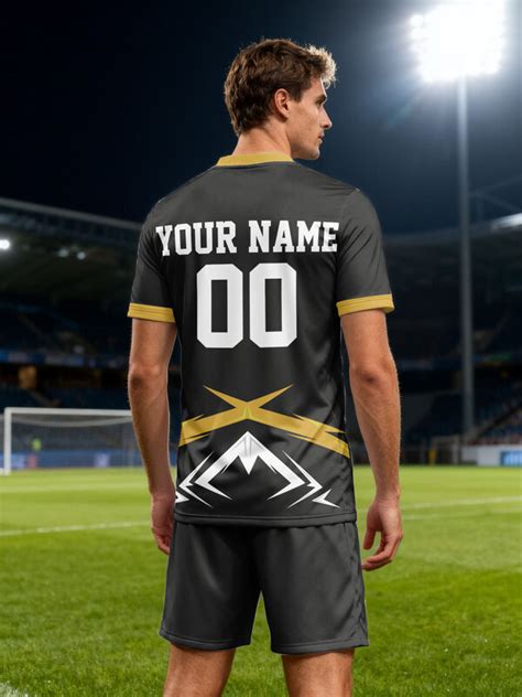 camiseta de fútbol personalizada con nombre y número