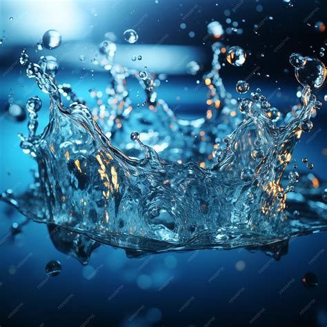 ril intenso con agua en movimiento