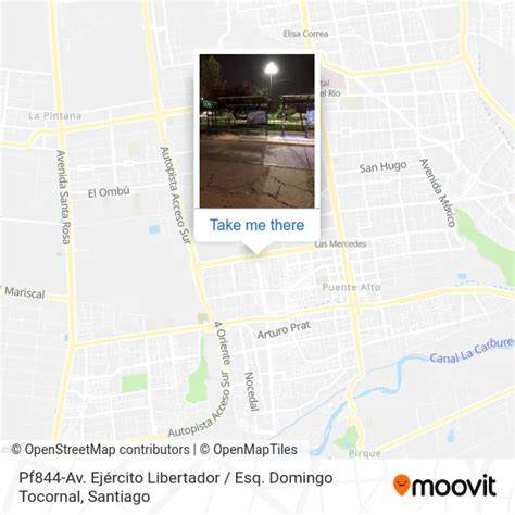 Mapa de Ejército Libertador y Lo Tocornal