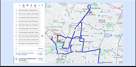 Mapa de destinos para giras estudiantiles