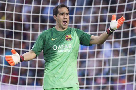 Claudio Bravo arquero del Barcelona 2014