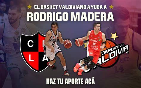 Partido amistoso Club Deportivo Valdivia baloncesto
