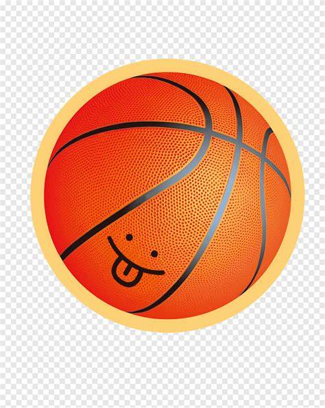 balón de básquetbol animado sonriente