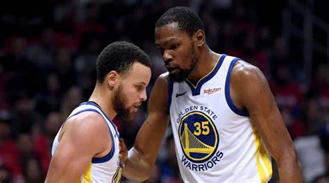 Stephen Curry y Kevin Durant con Warriors