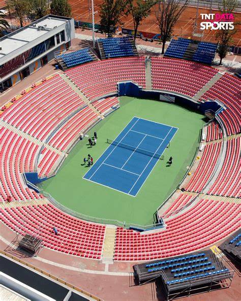 Cancha Anita Lizana llena durante Copa Davis