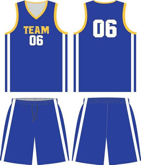 Diseño infantil de uniforme de baloncesto