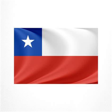Bandera de Chile y camiseta futbolística