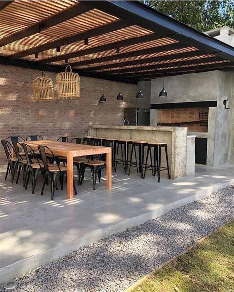 Quincho techado con parrilla para eventos