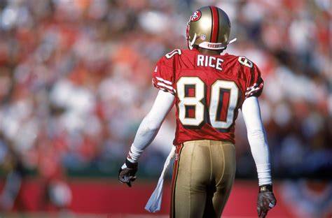 Jerry Rice con los San Francisco 49ers
