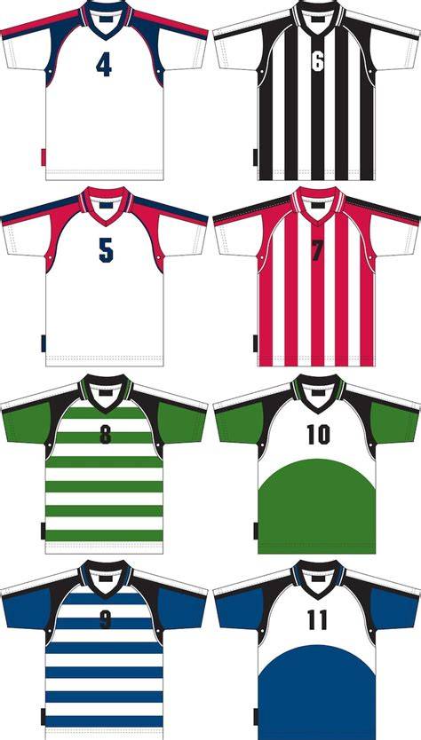 camiseta de fútbol con rayas horizontales