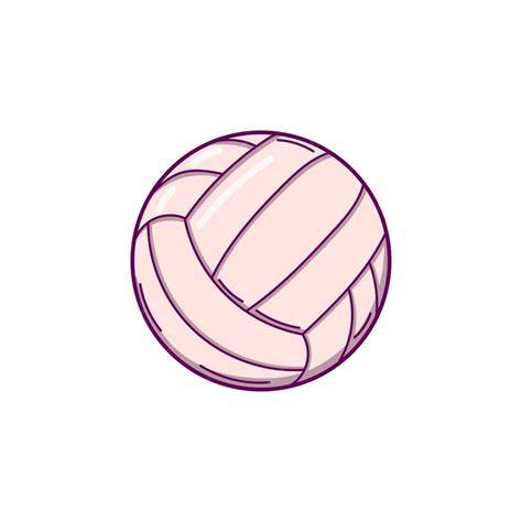 balón de voleibol dibujado con colores