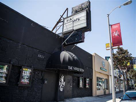 Exterior de The Viper Room en Sunset Strip