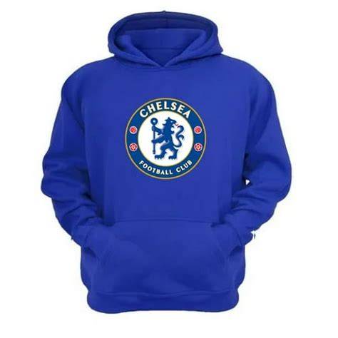 Polerón azul del Chelsea con escudo