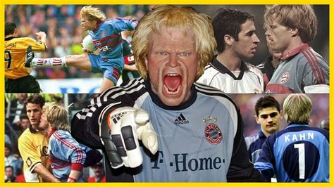 Oliver Kahn defendiendo la portería