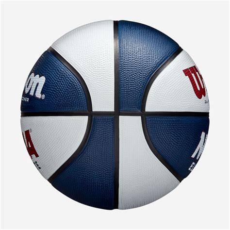 balón de baloncesto azul blanco trazado