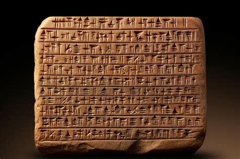 Tablilla sumeria con escritura cuneiforme