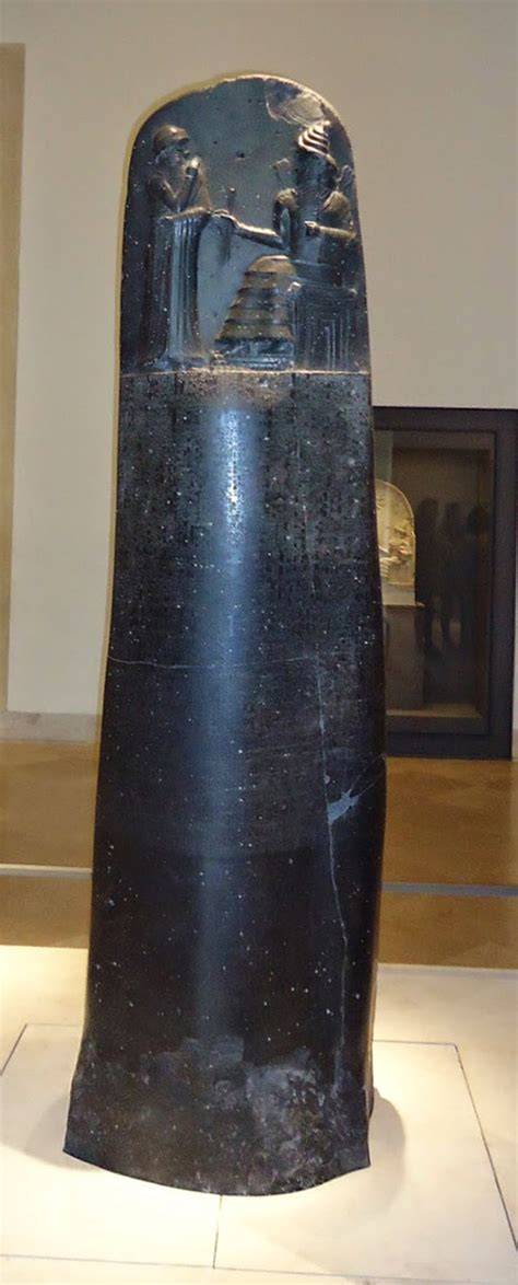 Estela del Código de Hammurabi
