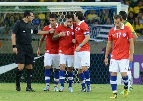 Chile contra Brasil amistoso 2013