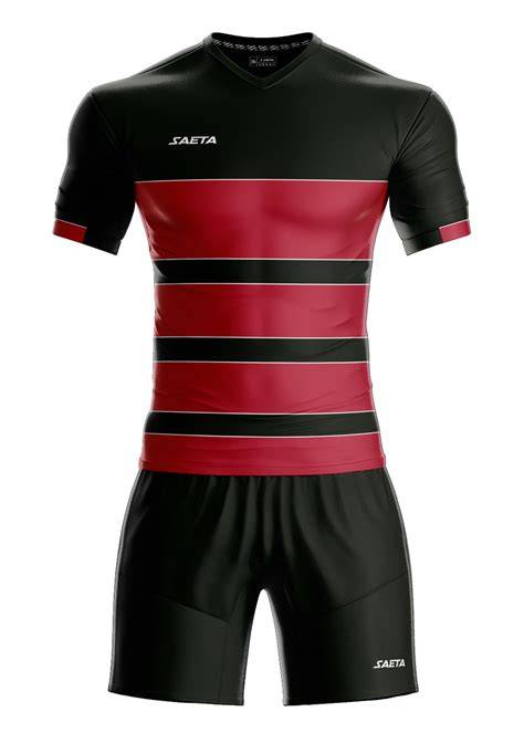 Íbis Sport Club uniforme negro y rojo