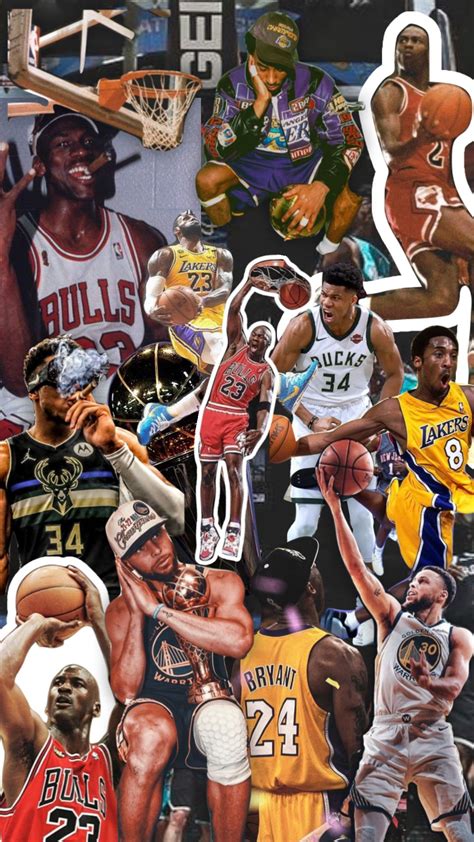 Collage artístico de baloncesto