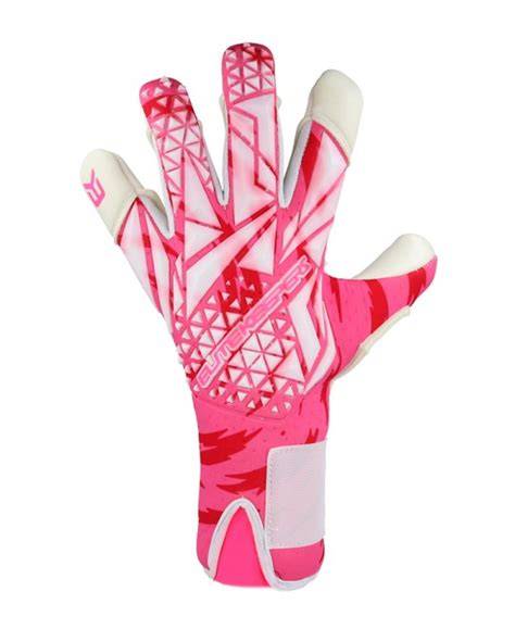 Guantes de arquero blancos y rosados